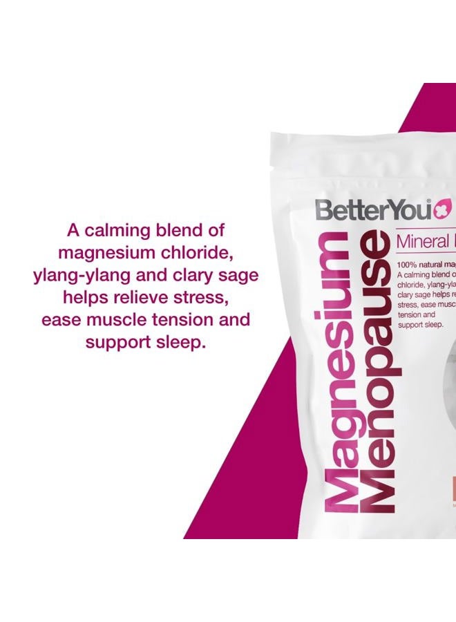 BetterYou Magnesium Menopause Bath Flakes/Salt 26.4 oz - Image 2