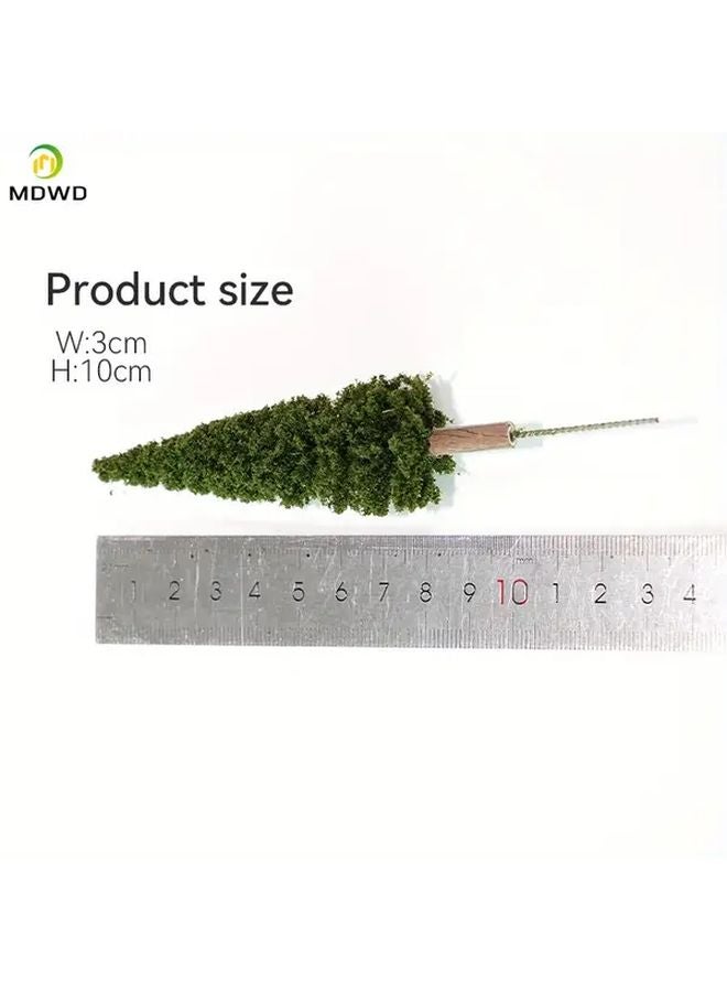 Miniature Pine Trees 4 72 Inch Realistic Green Plastic Model Trees For DIY Projects - Image 5