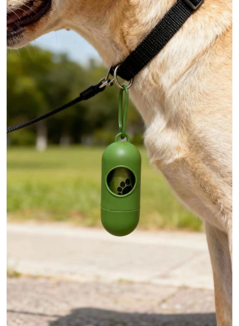 12 Rolls (180 Bags) Green Dog Poop Bags with Portable Dispenser | Extra Thick, Leak Proof & Biodegradable Pet Waste Bags - Image 5