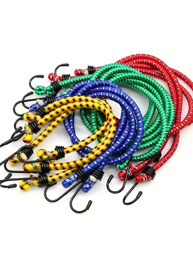 Random Color 3pcs Double Hook Luggage Seat Belts for Car Rear Seat and Trunk - Image 2