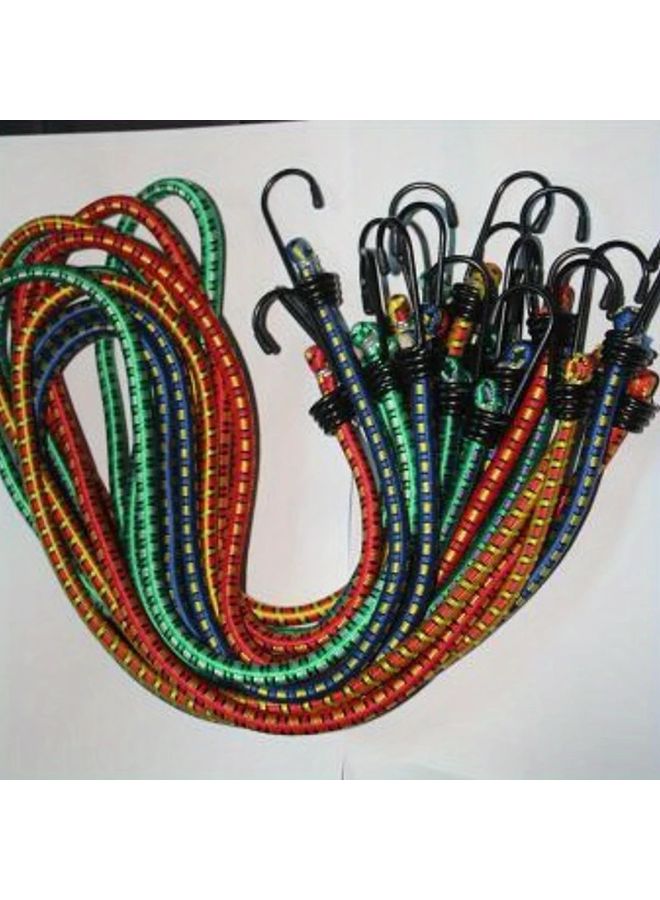 Random Color 3pcs Double Hook Luggage Seat Belts for Car Rear Seat and Trunk - Image 1