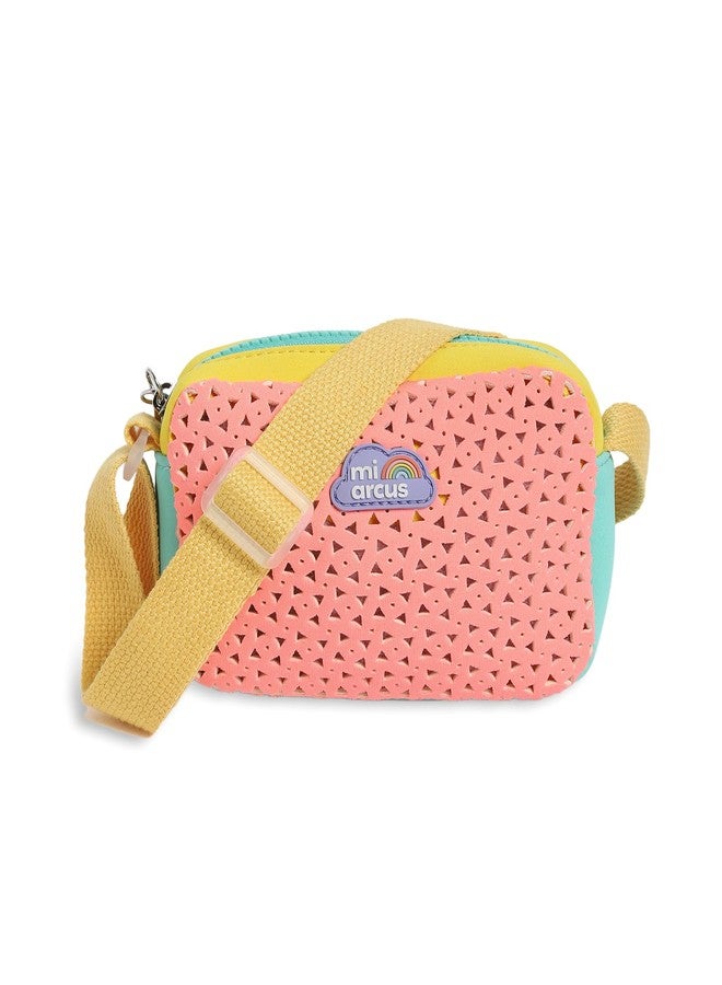 Mi Arcus Solid Colour Block Side Stylish Mini Sling Bag - Fashionable Travel Bag for Baby Girls (2+ Years) - Image 1