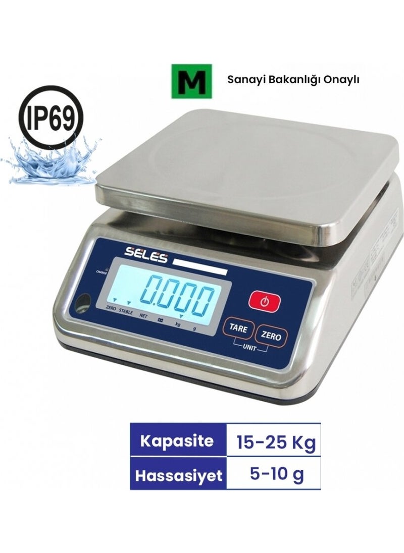 Seles - S29 25 Kg. Liquid Protected Weighing Scale - Image 1