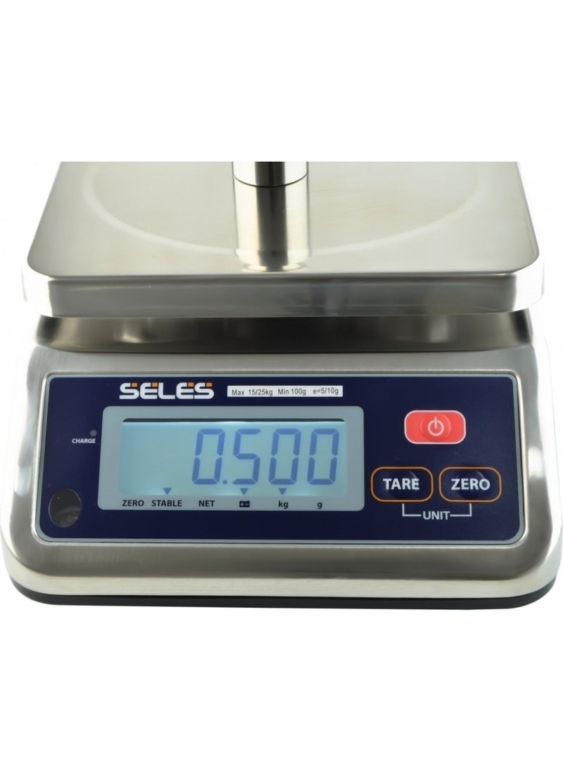 Seles - S29 25 Kg. Liquid Protected Weighing Scale - Image 1