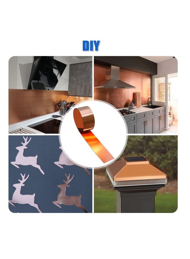 Copper Sheet Coil High Purity Pure Copper Copper Metal Sheet Foil Sheet Suitable for a variety of house repairs and DIY projects(0.2 100 1000)  - Image 1
