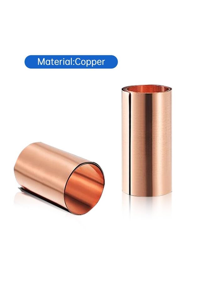 Copper Sheet Coil High Purity Pure Copper Copper Metal Sheet Foil Sheet Suitable for a variety of house repairs and DIY projects(0.2 100 1000)  - Image 3