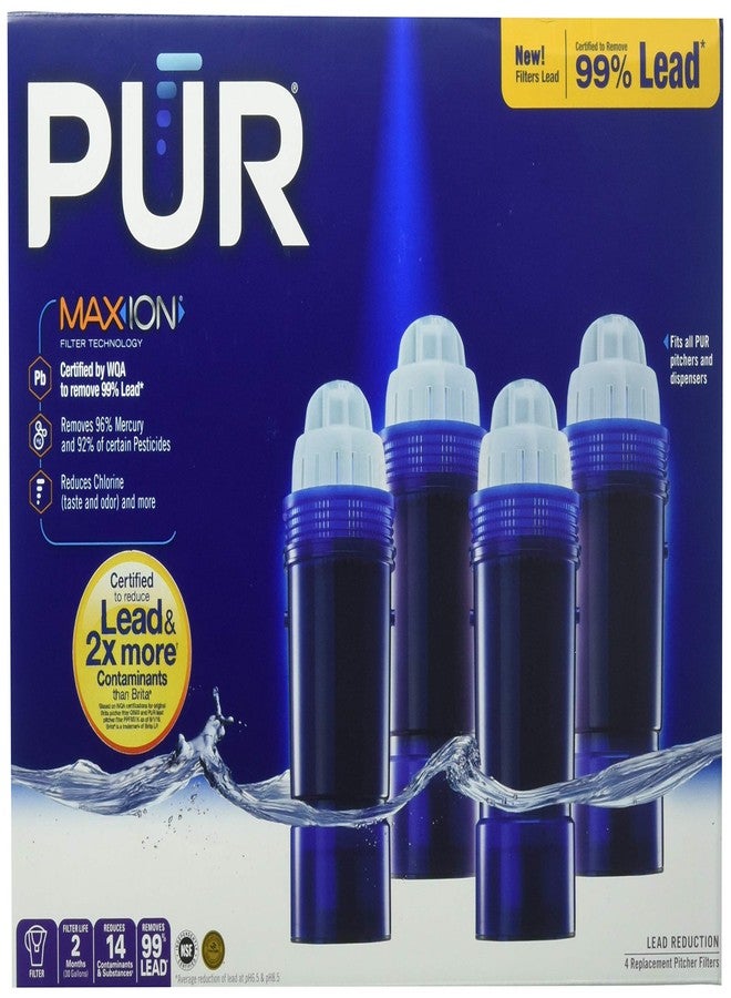 PUR MAXION Replacement Pitcher Filter - 4 PACK - Image 1