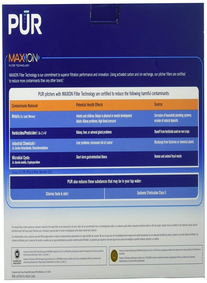 PUR MAXION Replacement Pitcher Filter - 4 PACK - Image 2