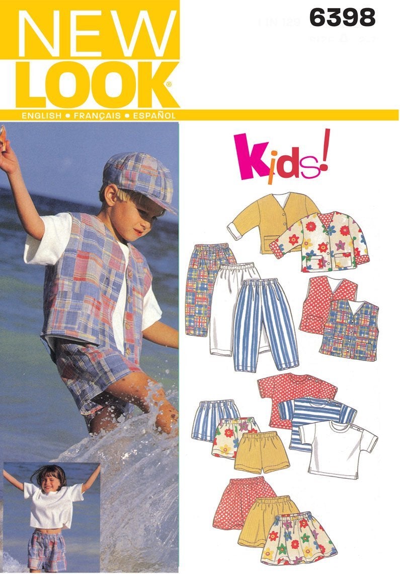 New Look Sewing Pattern Size A (2-3-4-5-6-7) - Image 1