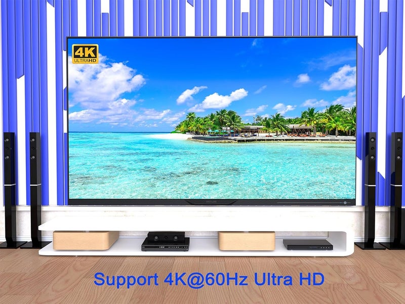 KAGO HDMI Switch 2 in 1 Out,HDMI Splitter 1 in 2 Out,Bi-Directional 4k@60hz HDMI Hub Supports Xbox PS5/4/3 Blu-Ray TV Fire Stick Roku Laptop PC, YZ-AB-S-1 - Image 5
