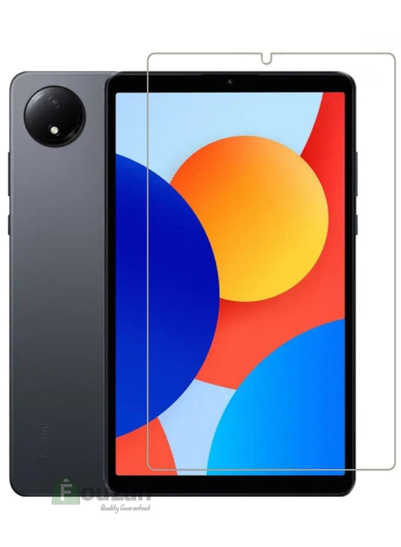 Xiaomi Redmi Pad SE 4G - 8.7 inch (2024) 2 in 1 Slim Fit Shockproof Crystal TPU Protective Case Cover And Generic Glass Screen Protector - Clear - Image 2