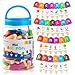 Odoorgames ABC Popsicles Alphabet Learning Toys Preschool Educational Toys for Classroom Fun and Engaging Matching Game - Image 3
