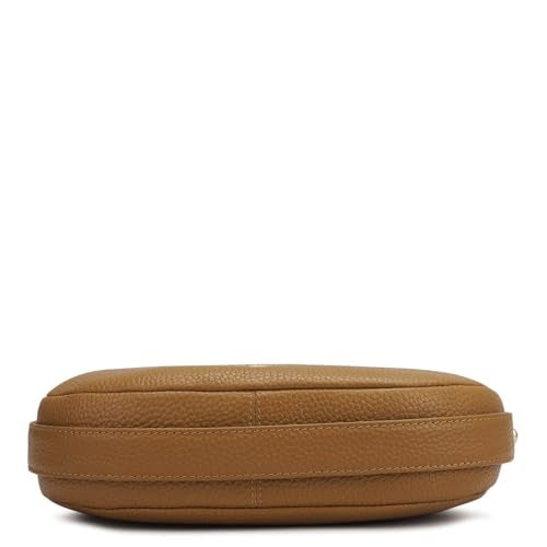 Da Milano Women's Leather Shoulder Bag - Caramel - Image 5