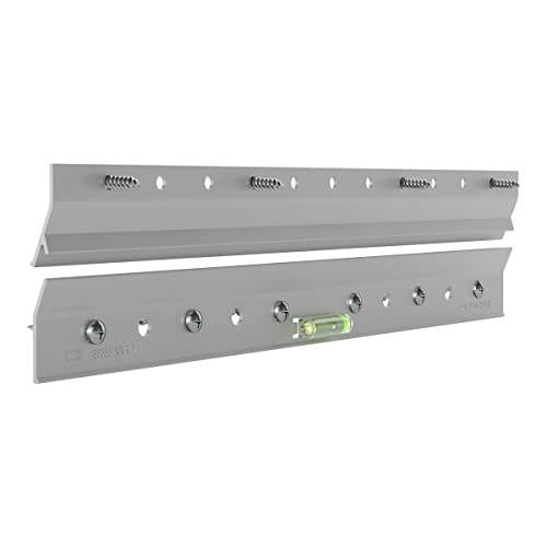 OOK French Cleat, Picture and Mirror Hanger with Hardware, 100lb, Aluminum, 533208 - Image 3