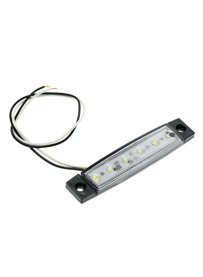 MUNTAQI 5-Piece 6 LED Amber Side Marker Light Indicator 12V For Truck Bus Boat RV Lorries Jeep SUV - Image 4