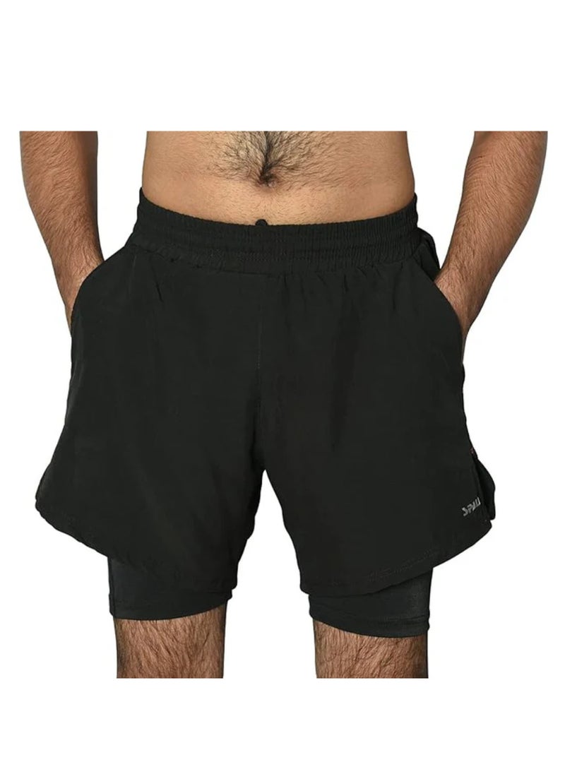 Spall Running Shorts Hanging Towel Pocket Latest Style For Fitness Athletic Gym Exercise Jogging Cycling Workout Active Training Ideal For Men Women  - Image 1
