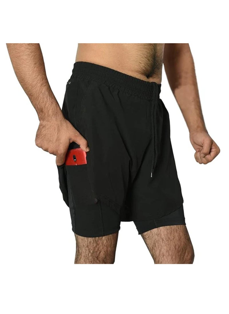 Spall Running Shorts Hanging Towel Pocket Latest Style For Fitness Athletic Gym Exercise Jogging Cycling Workout Active Training Ideal For Men Women  - Image 2