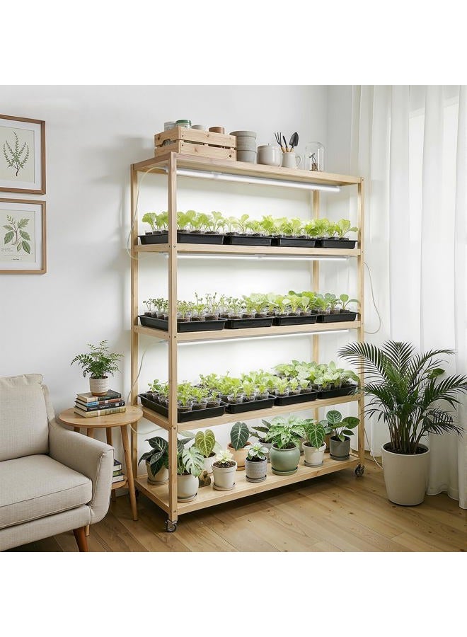 Barrina Plant Grow Light, 3ft 5000K Super Bright, T8 Solar Light Strips Full Spectrum, 180W (6x30W, 1000W Equivalent), Grow Light Bulbs for Indoor Plants, Pack of 6 - Image 3