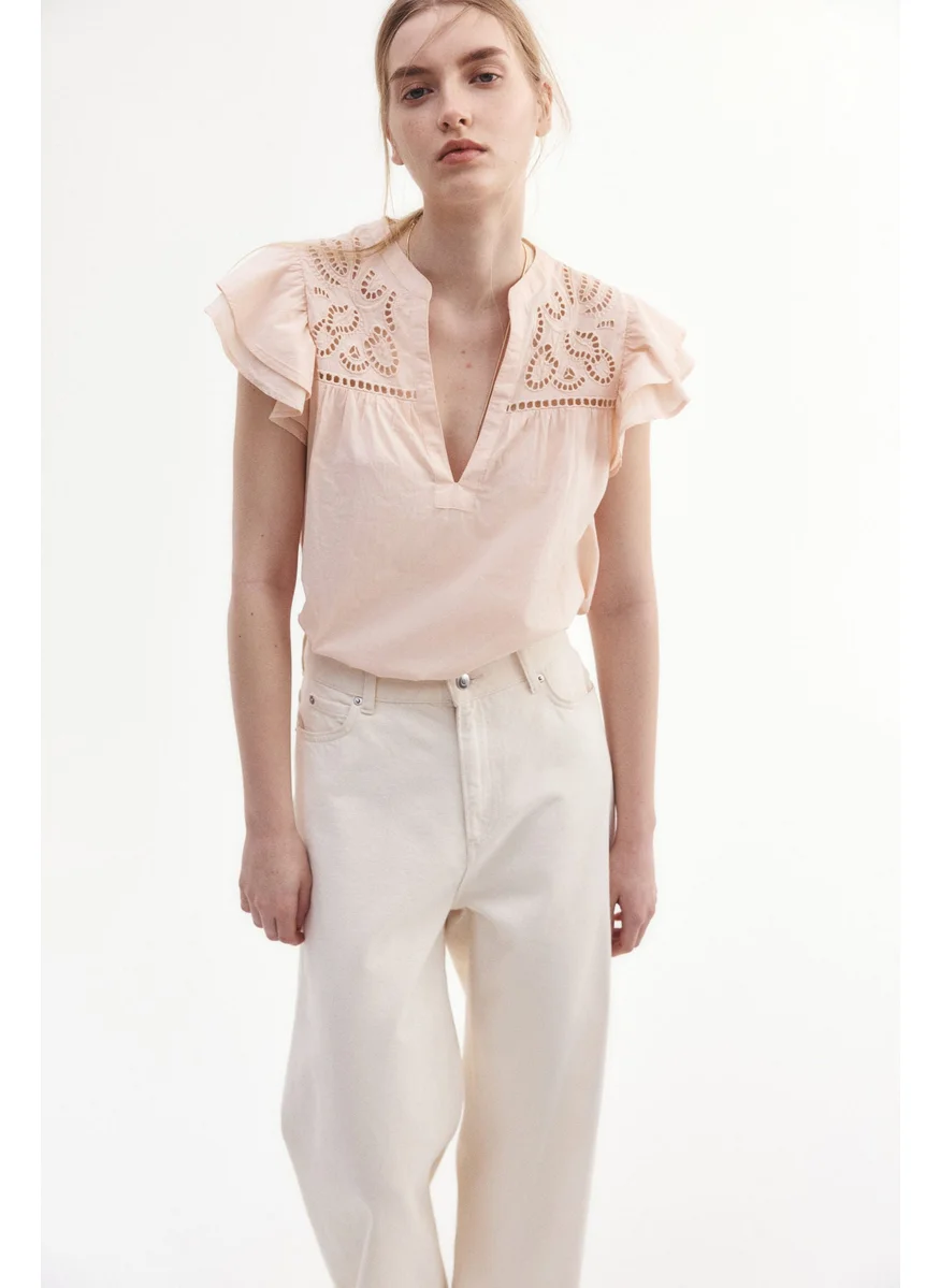 اتش اند ام Broderie Anglaise Blouse