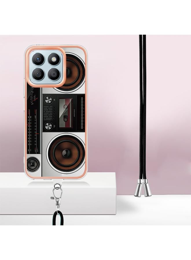 S-TOP Case For Honor X8b Electroplating Dual-side IMD Phone Case with Lanyard - Image 3