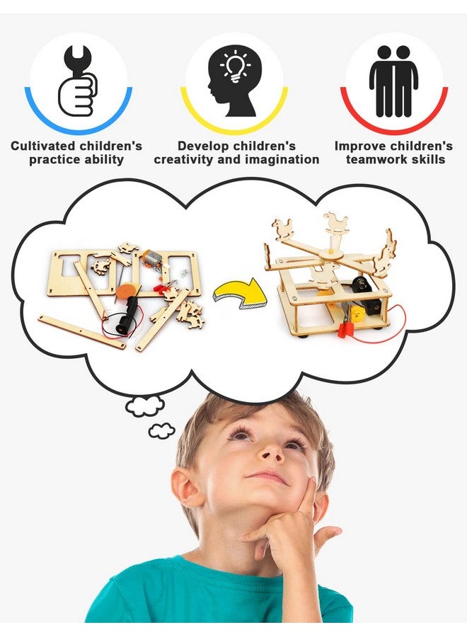 بوراكسي مجموعة بوراكسي 4 في 1 STEM للأطفال من سن 8 إلى 10 سنوات، مشاريع STEM علمية للأطفال من سن 8 إلى 12 سنة، ألغاز ثلاثية الأبعاد، ألعاب بناء حرفية تعليمية للأطفال من سن 8 إلى 13 سنة، هدايا عيد الميلاد للبنات والأولاد من سن 6 إلى 13 سنة - Image 2