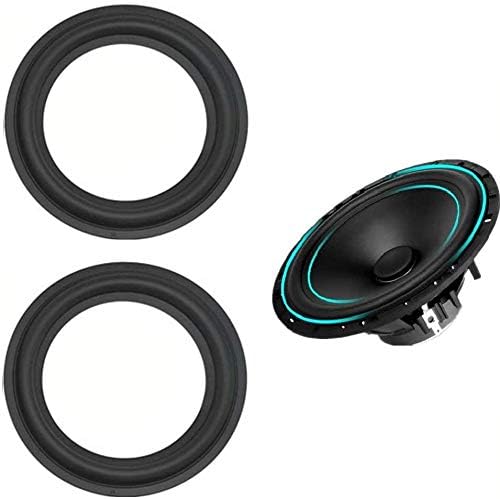 LinaLife 4 inch Speaker Foam Surround Repair Kit, 90mm Perforated Rubber Edge Rings Replacement Parts - Image 2