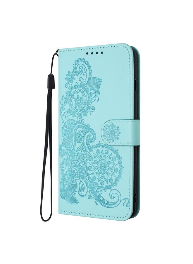 S-TOP Case For Motorola Moto G05 Datura Flower Embossed Flip Leather Phone Case - Image 3