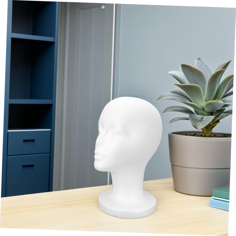 Easy handling optimized design Ipetboom 2pcs Foam Mannequin Heads for Wigs and Hats Bald Head Display Stand for Female and Male Hat Holder Retail and Styling Use User feedback upgraded quality Big & small space compatible Gulf approved global quality Wide use compliant quality Fine detail All consumer tier purchase options Chemical free Compact trendy practical build General purpose premium build Local supply chain stock Flat working surface Stable base Various color options Proper storage environment Wide usage compatibility Various fittings Global easy assemble picks Global mainstream design picks Well-engineered versatile build Salt mist resistant Market need oriented construction Local trackable shipment Processed natural substance Diverse operating method fit - Image 5