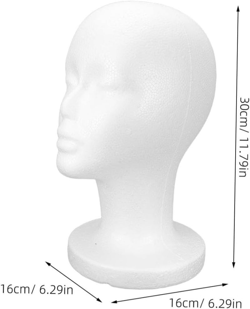 Easy handling optimized design Ipetboom 2pcs Foam Mannequin Heads for Wigs and Hats Bald Head Display Stand for Female and Male Hat Holder Retail and Styling Use User feedback upgraded quality Big & small space compatible Gulf approved global quality Wide use compliant quality Fine detail All consumer tier purchase options Chemical free Compact trendy practical build General purpose premium build Local supply chain stock Flat working surface Stable base Various color options Proper storage environment Wide usage compatibility Various fittings Global easy assemble picks Global mainstream design picks Well-engineered versatile build Salt mist resistant Market need oriented construction Local trackable shipment Processed natural substance Diverse operating method fit - Image 2