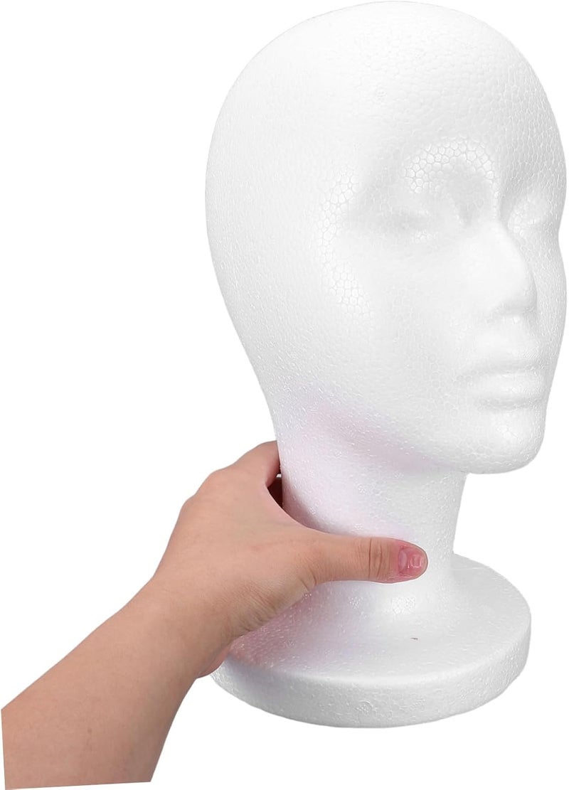 Easy handling optimized design Ipetboom 2pcs Foam Mannequin Heads for Wigs and Hats Bald Head Display Stand for Female and Male Hat Holder Retail and Styling Use User feedback upgraded quality Big & small space compatible Gulf approved global quality Wide use compliant quality Fine detail All consumer tier purchase options Chemical free Compact trendy practical build General purpose premium build Local supply chain stock Flat working surface Stable base Various color options Proper storage environment Wide usage compatibility Various fittings Global easy assemble picks Global mainstream design picks Well-engineered versatile build Salt mist resistant Market need oriented construction Local trackable shipment Processed natural substance Diverse operating method fit - Image 4