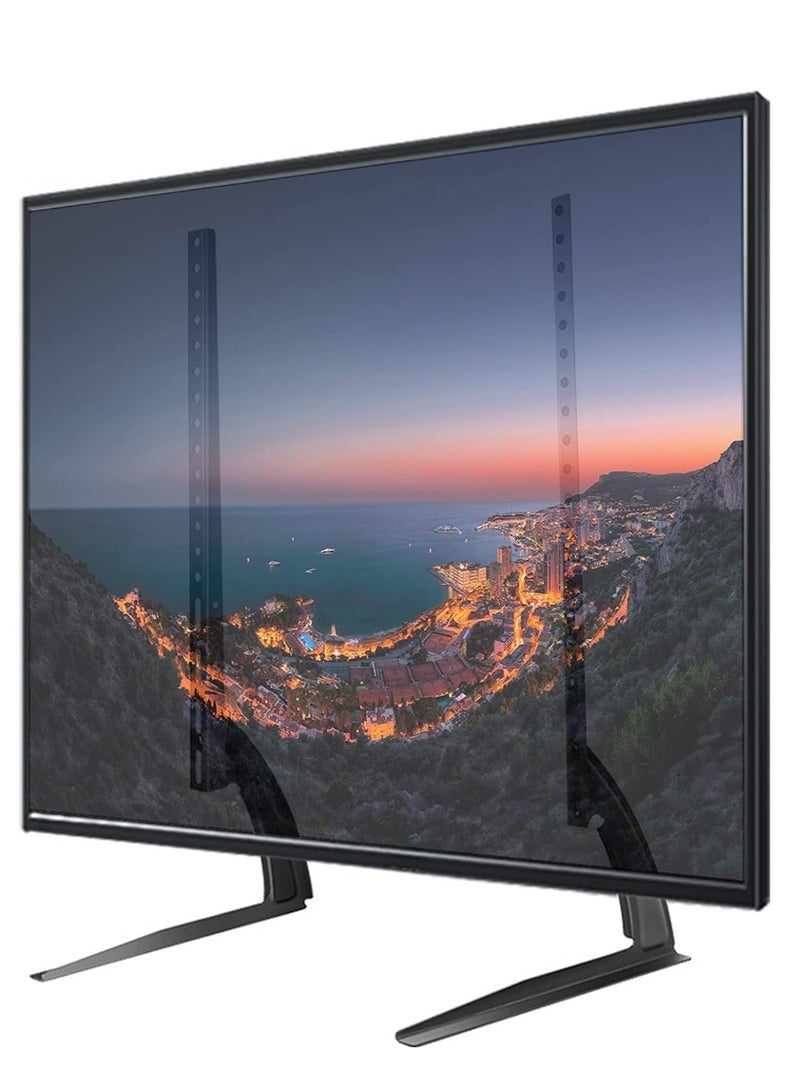 Universal TV Stand Tabletop for 40 to 70 inch Plasma LCD LED Flat Screen TVs, LCD TVs Premium Height Adjustable Leg Stand, Holds Up 35kg - Image 1