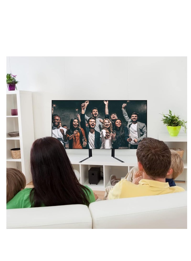 Universal TV Stand Tabletop for 40 to 70 inch Plasma LCD LED Flat Screen TVs, LCD TVs Premium Height Adjustable Leg Stand, Holds Up 35kg - Image 3