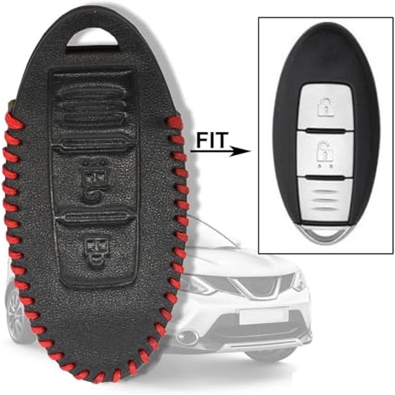 Wivplex 3 Button Car Key Fob Cover for Nissan - Image 2