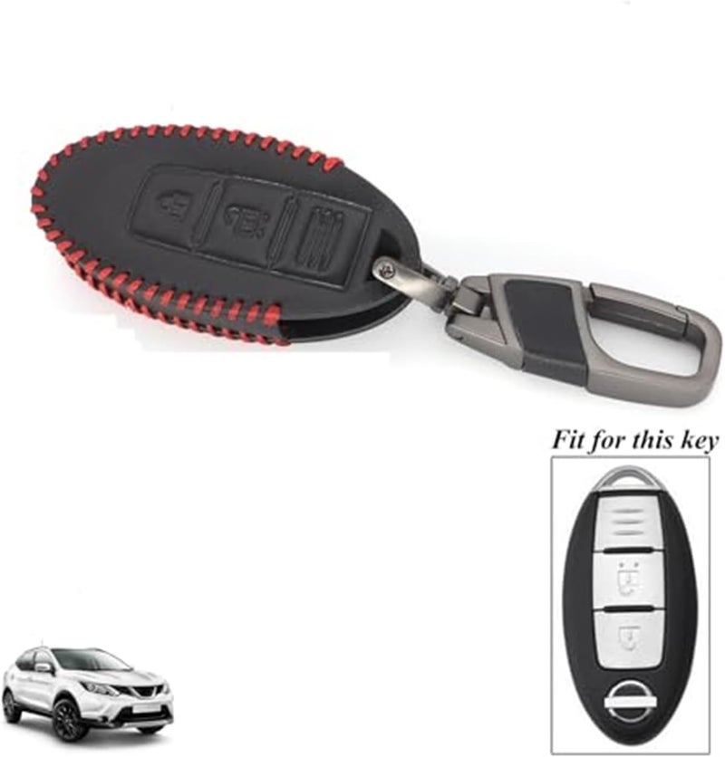 Wivplex 3 Button Car Key Fob Cover for Nissan - Image 5