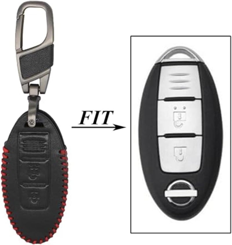 Wivplex 3 Button Car Key Fob Cover for Nissan - Image 3