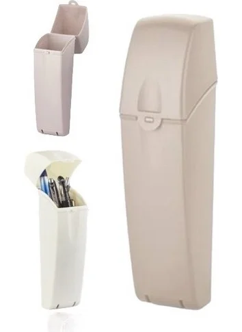 Hane216 Multi-Purpose Box with Lid Travel Pen Holder