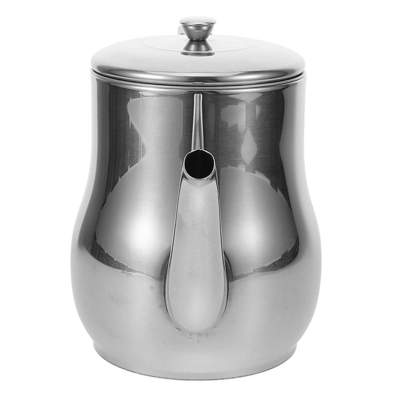 Stainless Steel Oil Dispenser 48oz Leak Proof With Filter Strainer For Kitchen - Image 2