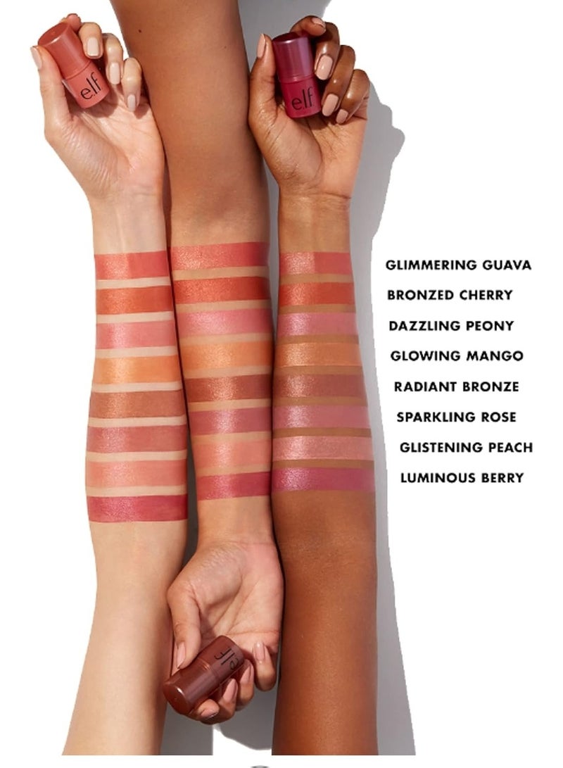 elf Monochromatic Multi Stick, Luxuriously Creamy & Blendable Color, For Eyes, Lips & Cheeks, Glowing Mango, 0.17 Oz - Image 3