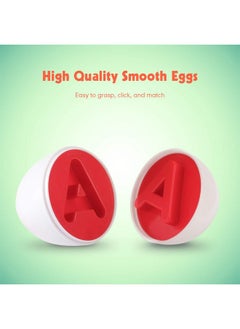 Coogam Coogam Letters Matching Eggs 26PCS ABC Alphabet Color Sorter Puzzle Easter Travel Bingo Game Uppercase Learning Fine Motor Skill Montessori Gift for Year Old Kids  - Image 5