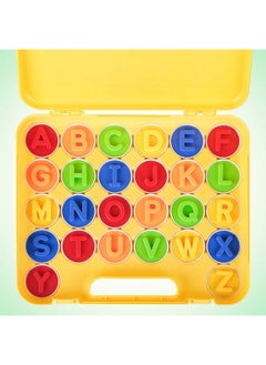 Coogam Coogam Letters Matching Eggs 26PCS ABC Alphabet Color Sorter Puzzle Easter Travel Bingo Game Uppercase Learning Fine Motor Skill Montessori Gift for Year Old Kids  - Image 2