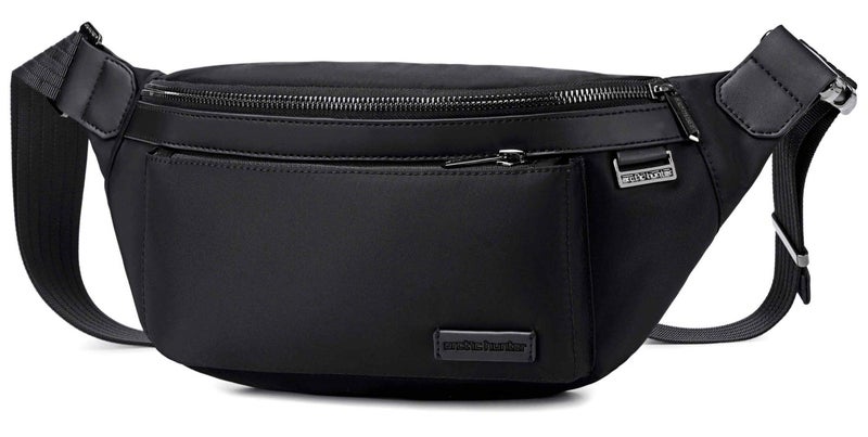 ARCTIC HUNTER Unisex Cross Body Bag Water Resistant Stylish Anti-Theft Shoulder Side Bag for Men and Women for Casual Travel Shopping, XB00837, Black - Image 1