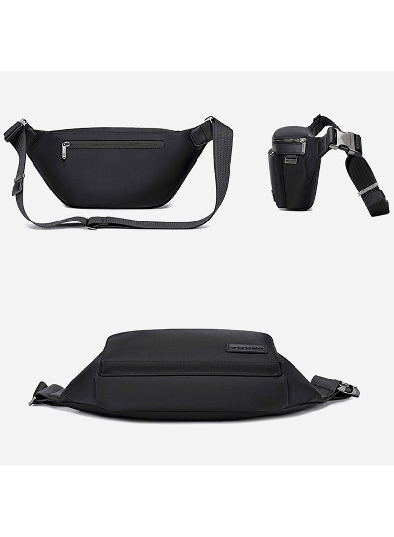 ARCTIC HUNTER Unisex Cross Body Bag Water Resistant Stylish Anti-Theft Shoulder Side Bag for Men and Women for Casual Travel Shopping, XB00837, Black - Image 5