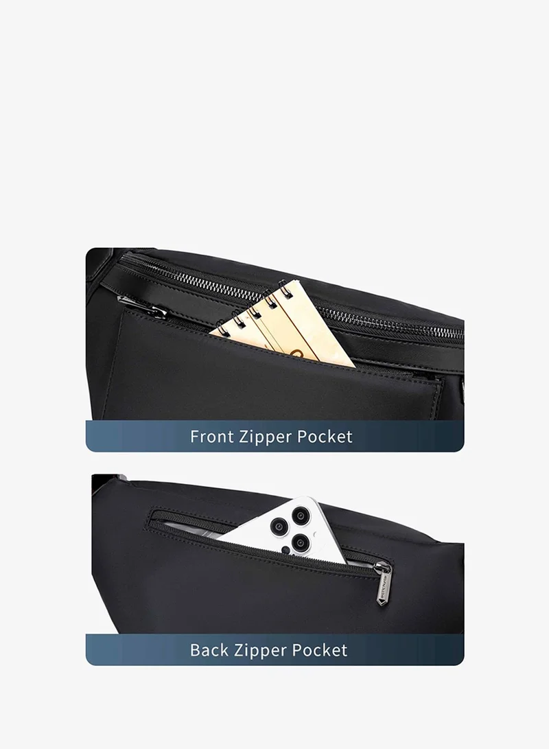 Arctic Hunter  Unisex Cross Body Bag Water Resistant Stylish Anti-Theft Shoulder Side Bag for Men and Women for Casual Travel Shopping, XB00837, Black  | Best Price UAE
