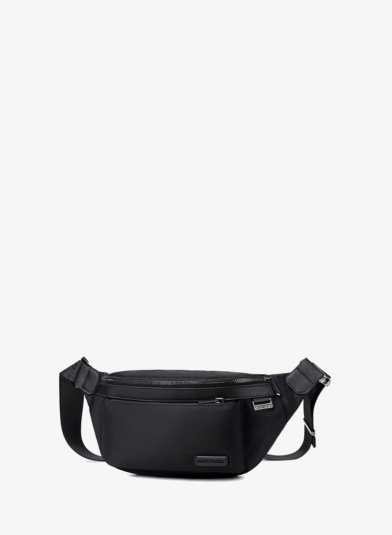 ARCTIC HUNTER Unisex Cross Body Bag Water Resistant Stylish Anti-Theft Shoulder Side Bag for Men and Women for Casual Travel Shopping, XB00837, Black - Image 1