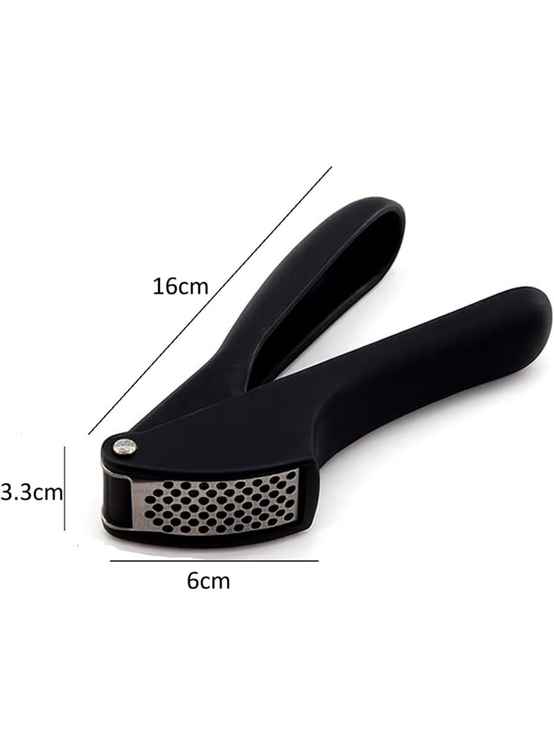 Garlic Press Durable Handheld Easy to Clean Crusher Mincer with Ergonomic Design Easy to Use Kitchen Tool for Quick Effortless Cooking (Color May Vary) - Image 3