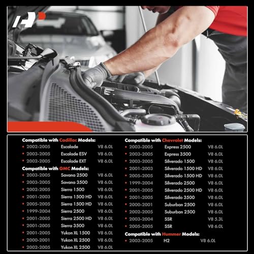 A-Premium Starter Motor Compatible with Chevy Silverado 1500 2500 3500, Express, Suburban, SSR & GMC Sierra, Savana, Yukon XL & Cadillac Escalade, 6.0L, 1.6KW 11T CW, Replace# 9000880, 10465550 - Image 3