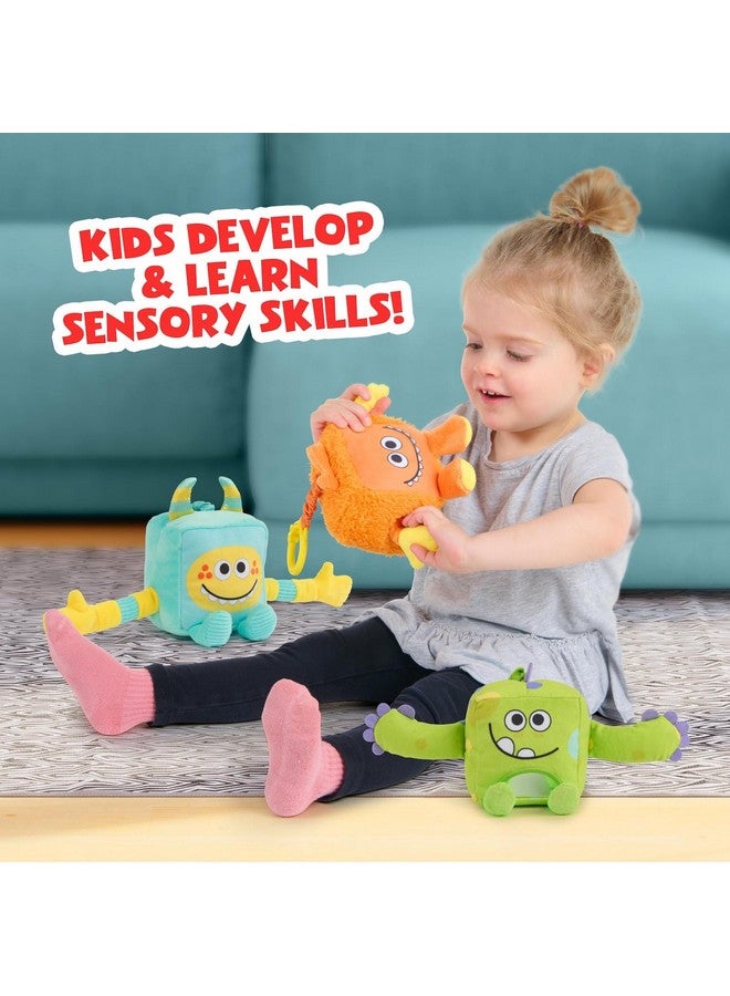 WowWee Super Simple WowWee Sensory Plush Monsters Hugo (Green) with 5+ Sensory Features (Ages 0+) - Image 2