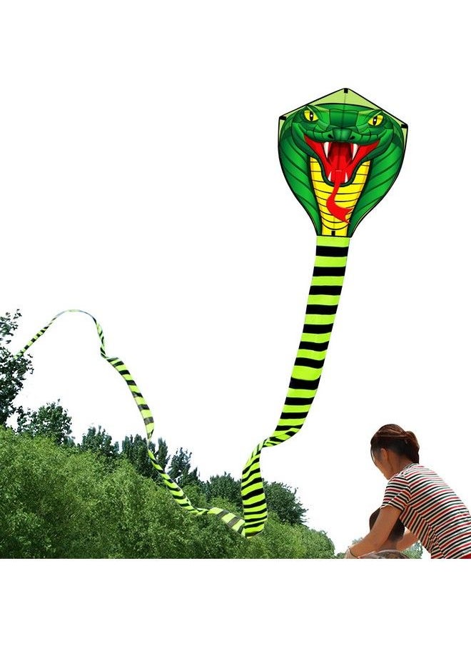Hengda Kite For Kids 26.2Ft Large Power Cobra Snake Kites With Flying Line Outdoor Fun Sports Kite  - Image 2