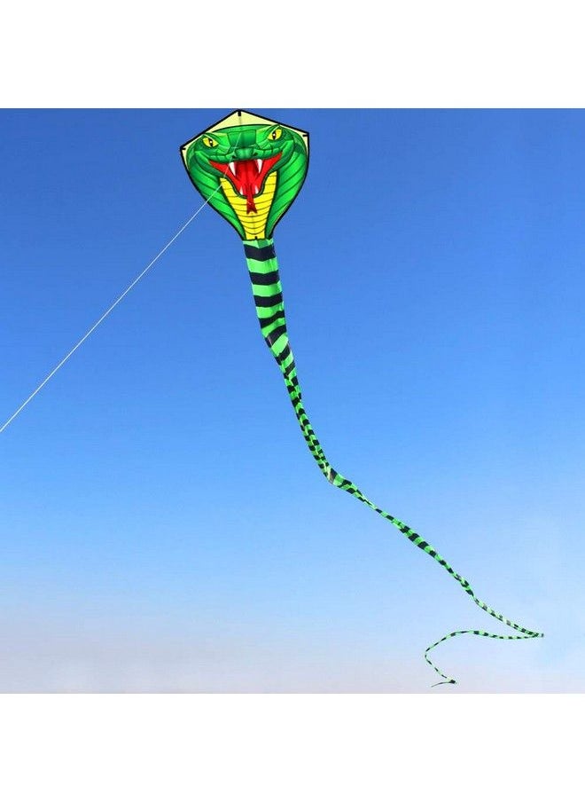 Hengda Kite For Kids 26.2Ft Large Power Cobra Snake Kites With Flying Line Outdoor Fun Sports Kite  - Image 4
