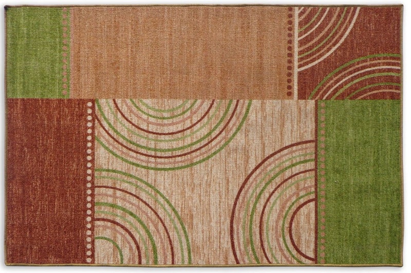 Status Contract Status Taba with Anti Skid Nylon Rug - 48"x72", Multicolour - Image 4